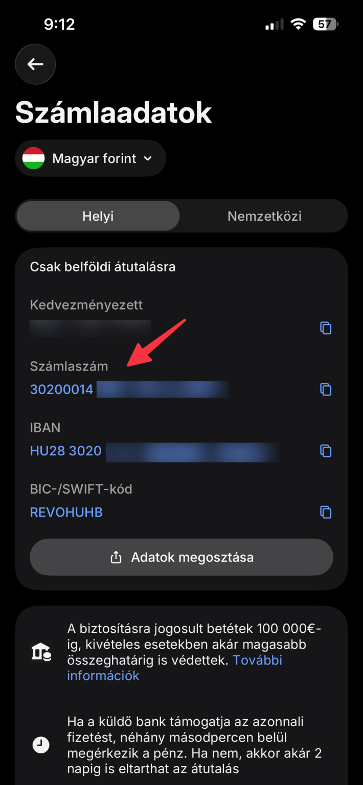 Utalás Revolut számlára – Martincsek Zsolt