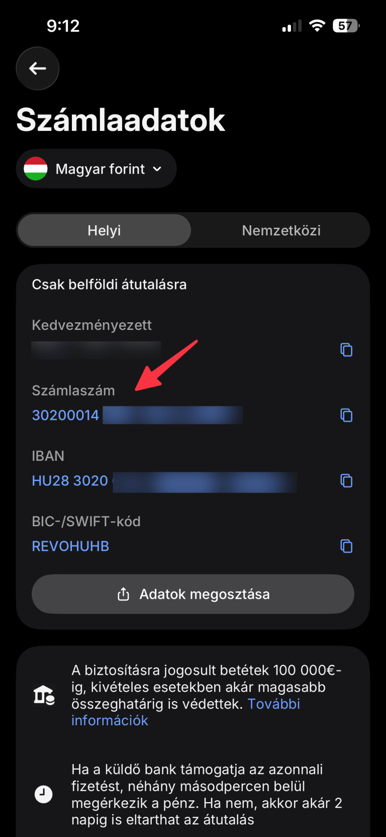 Utalás Revolut számlára – Martincsek Zsolt