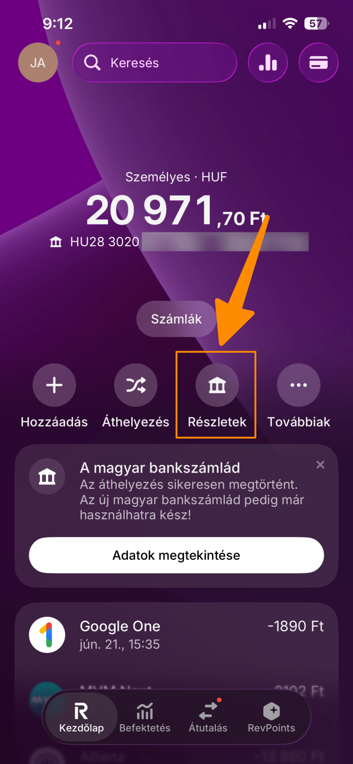 Utalás Revolut számlára – Martincsek Zsolt