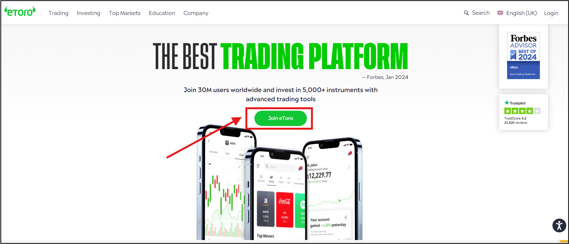 etoro regisztracio