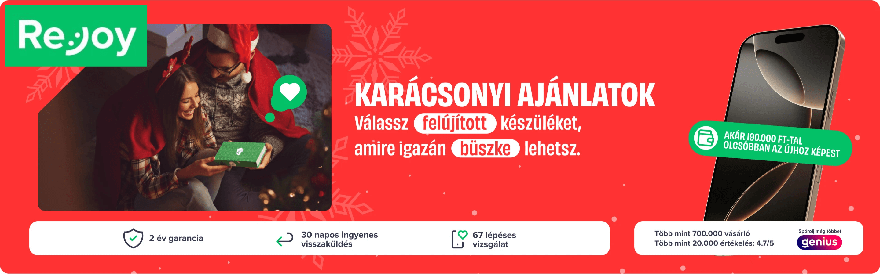 rejoy karacsonyi ajanlatok 2025